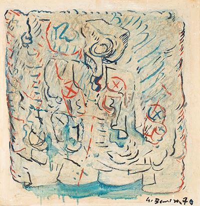 Emblema n.3, olio su tela, 1970