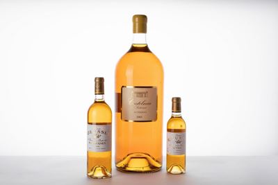 Selezione Formati Sauternes, Chateau Suduiraut Castelnau Imperial (6 litri), Chateau Rieussec Pre...