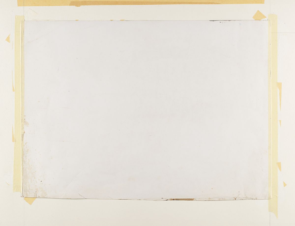 Alfredo Chighine - Senza titolo, 1953 (olio su carta)