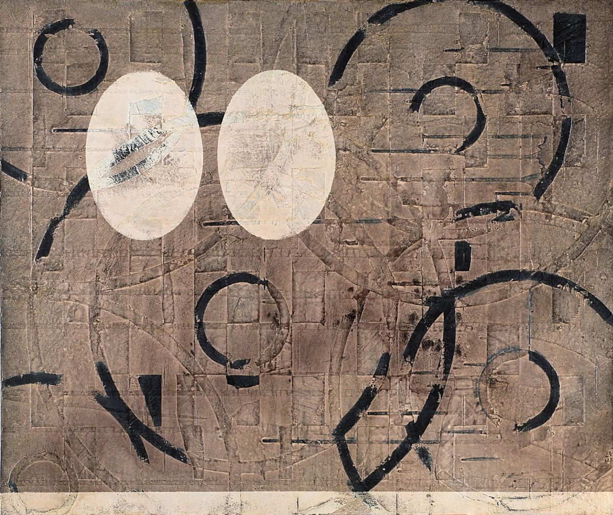 Roberto Floreani - Anime nuove, tecnica mista su tela, 2007