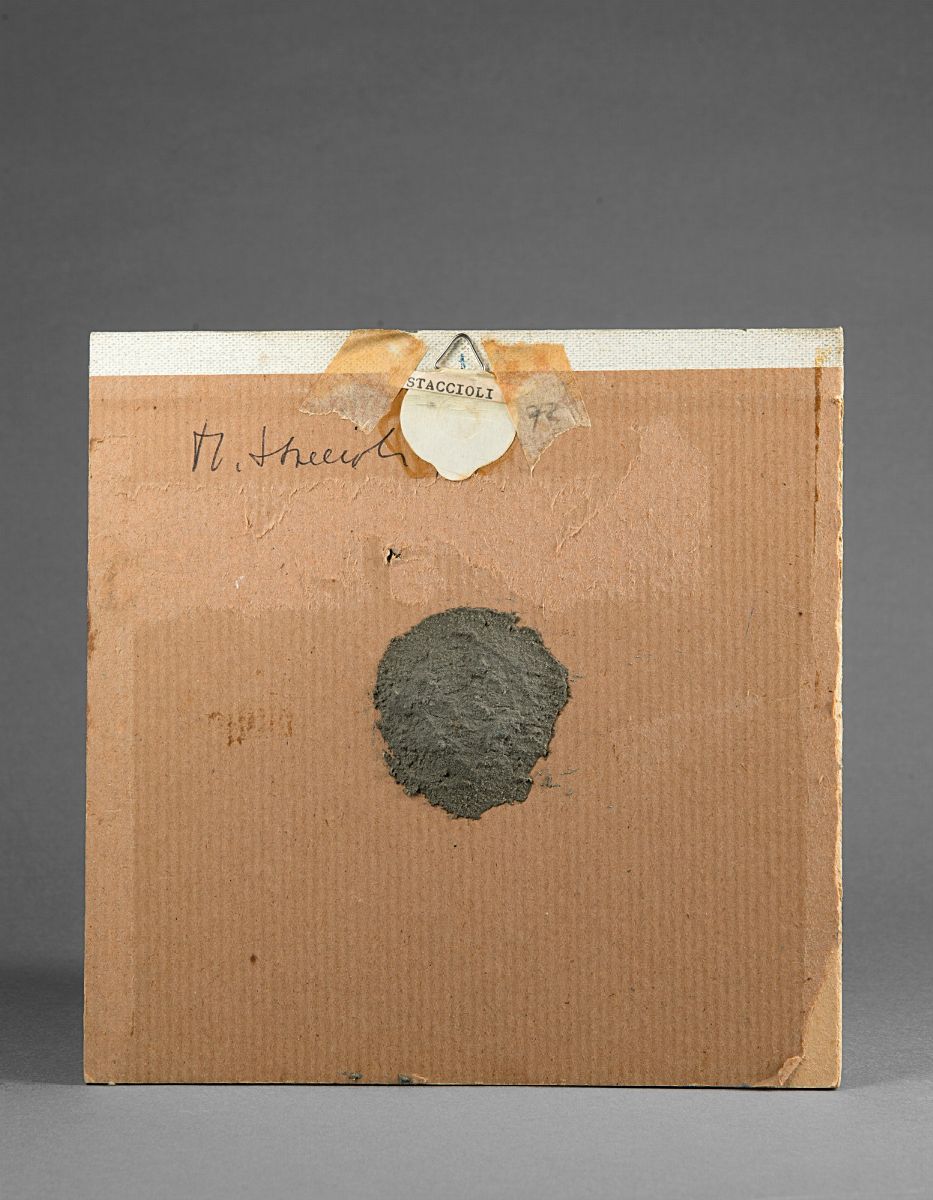 Mauro Staccioli - Senza titolo, 1972, tecnica mista su cartoncino