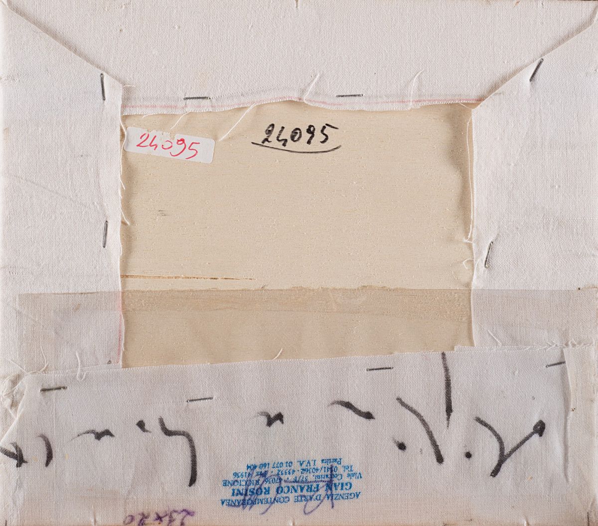 Alighiero Boetti - I fregi e gli sfregi, ricamo su tessuto