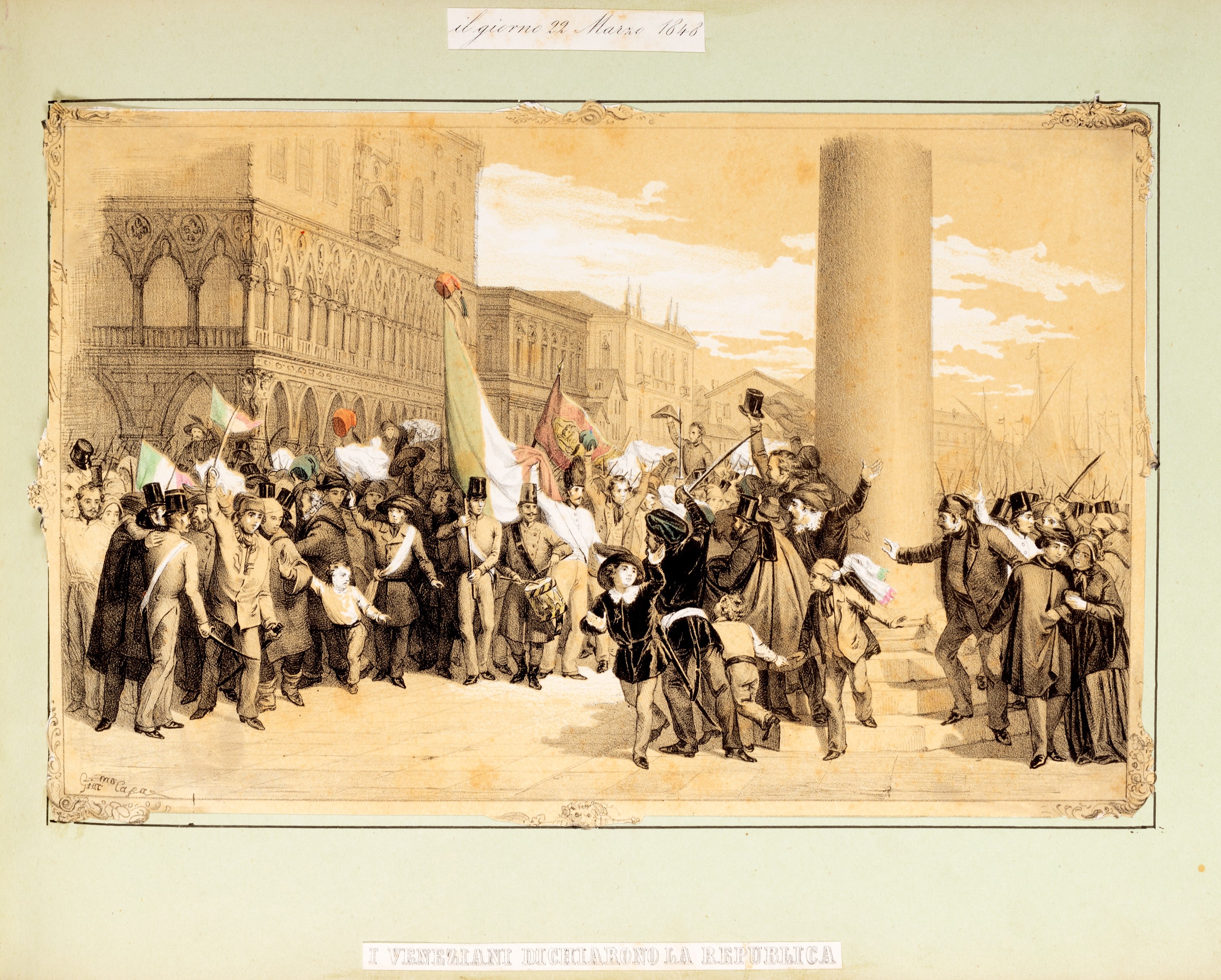 Elisabetta Michiel Giustinian, Album storico del Risorgimento con documenti e opere grafiche