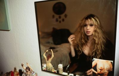 Joey in my mirror, C-print vintage, 1992