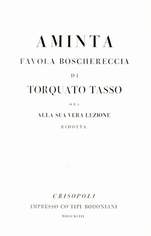 Aminta woodland fairytale [...] now at its real reduced lesson