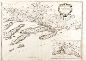 New cards of the eastern part of Dalmatie