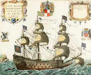 Royal ship of England named the Grand Charles