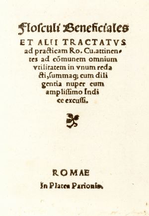  Flosculi beneficiales et alii tractatus ad practicam  