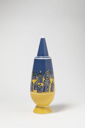 Jaffari Aussi - Vaso con coperchio
