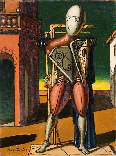 Il trovatore, olio su tela, cm 40x30, circa 1960