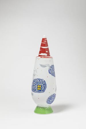 Kunc Milan - Vaso con coperchio