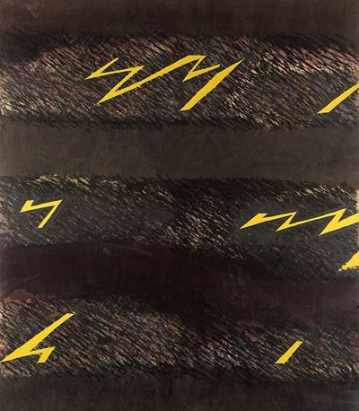 La Salamandra (1973), tempera su tela
