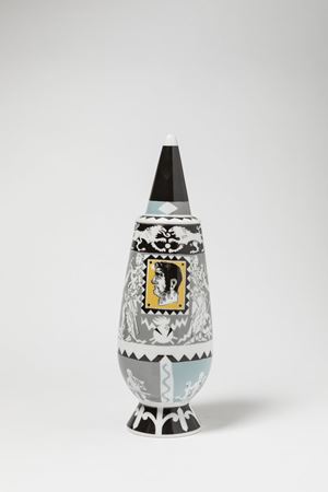 Vaso con coperchio
