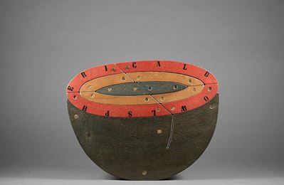 Spherical Bowl, tecnica mista su legno