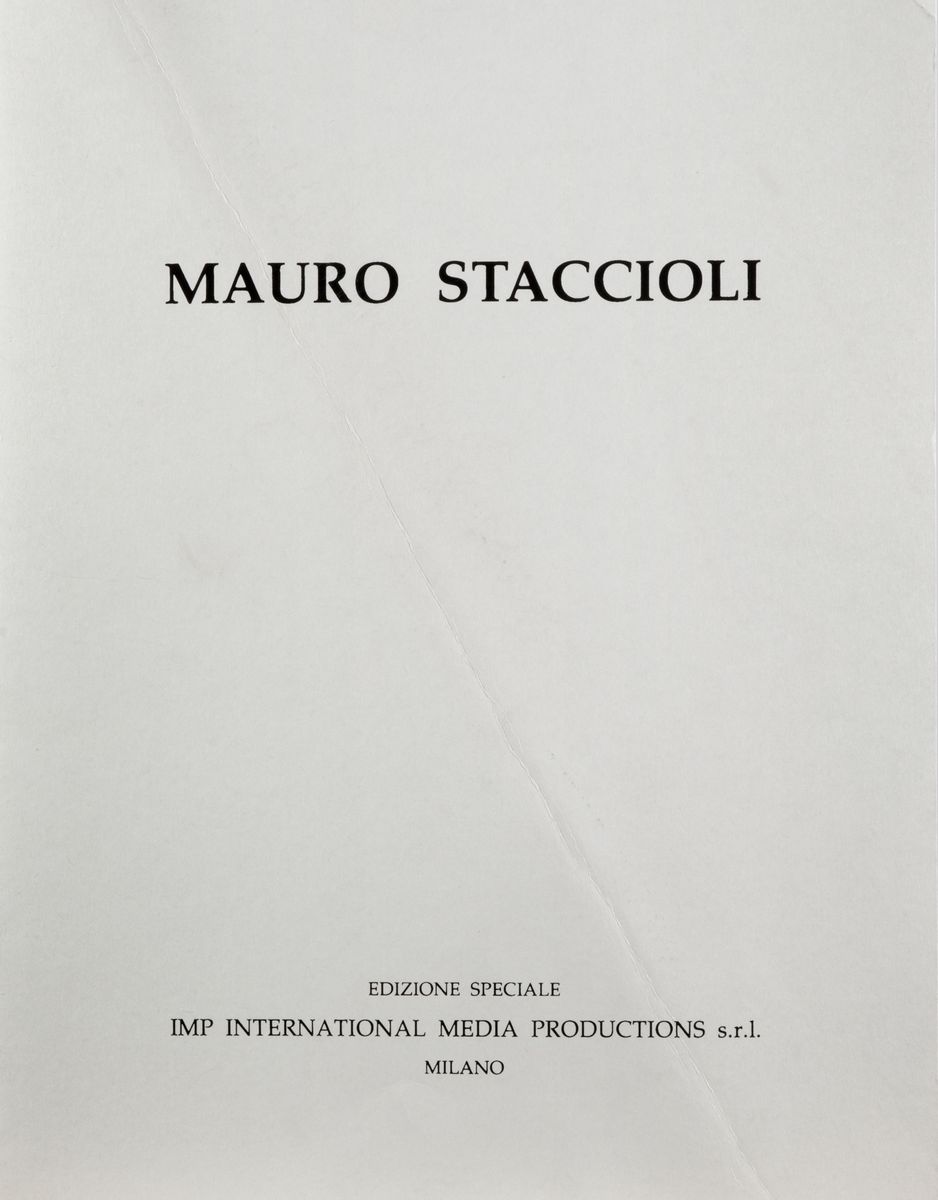 Mauro Staccioli - Senza titolo, serigrafia su carta, 1994