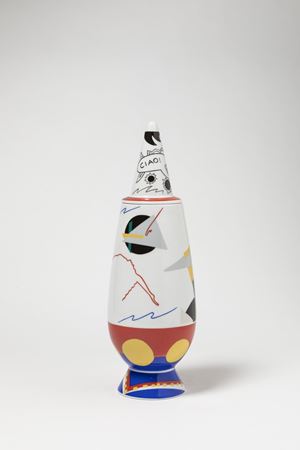 Vaso con coperchio