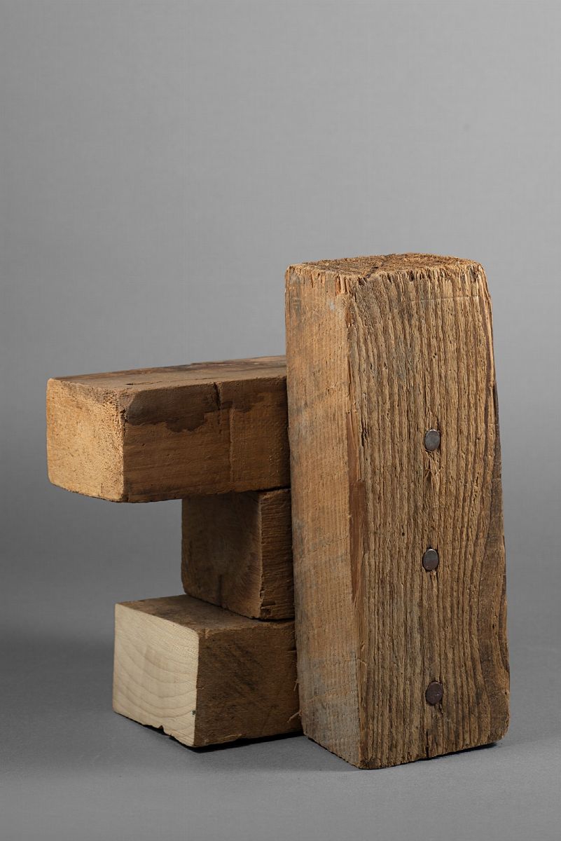 Richard Nonas - Senza titolo, legno, 2006