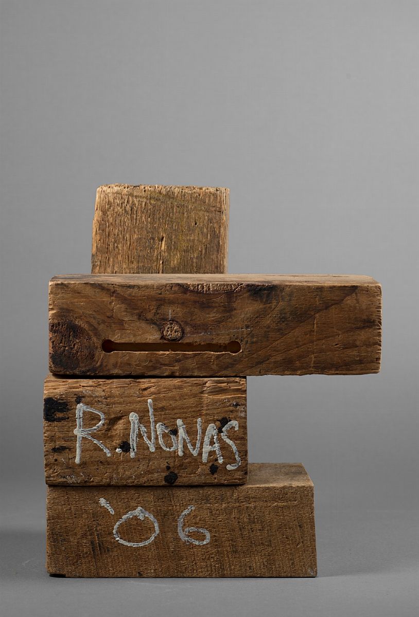 Richard Nonas - Senza titolo, legno, 2006