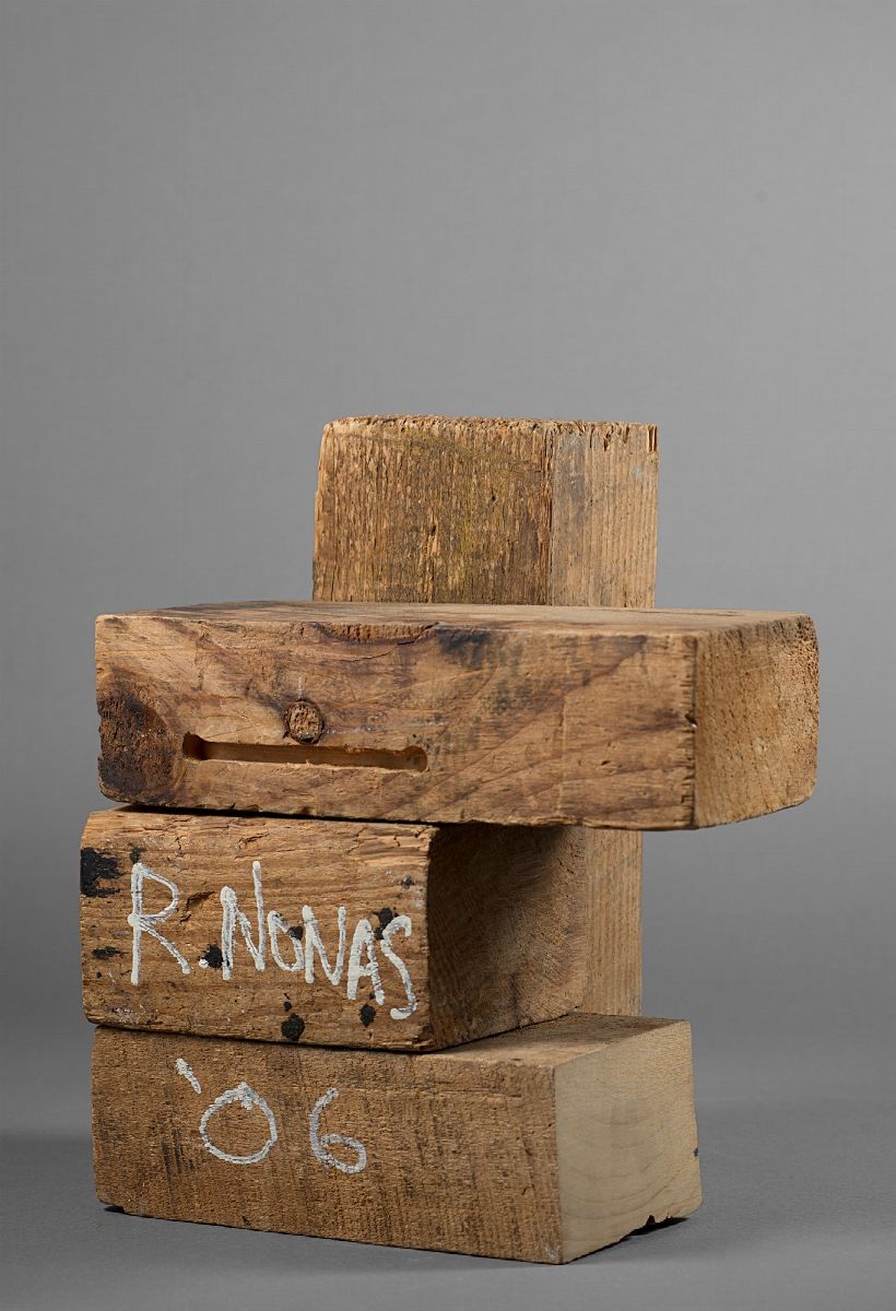 Richard Nonas - Senza titolo, legno, 2006