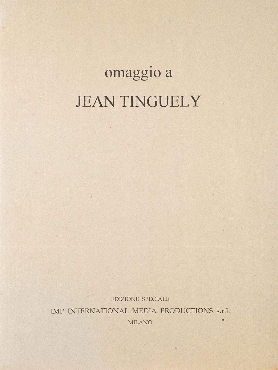 Jean Tinguely - Incisione su carta
