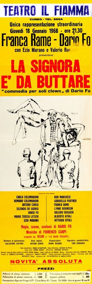 The lady is to be thrown away