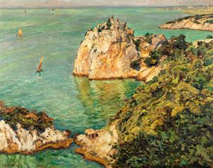 Flumiani Ugo - Trieste, veduta del Castello di Duino
