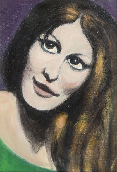 Senza titolo, olio su tela, cm 35x25, anni '70