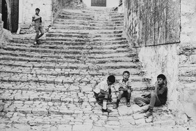 I figli degli emigranti, Stampa vintage alla gelatina ai sali d'argento