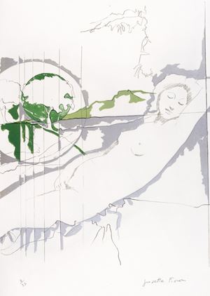 Fioroni Giosetta - Sleeping figure