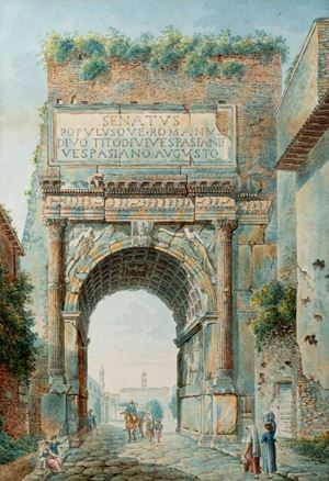 Roma, l'Arco di Tito