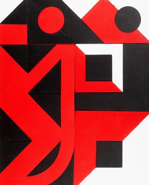 Castellani Enrico - Red and black