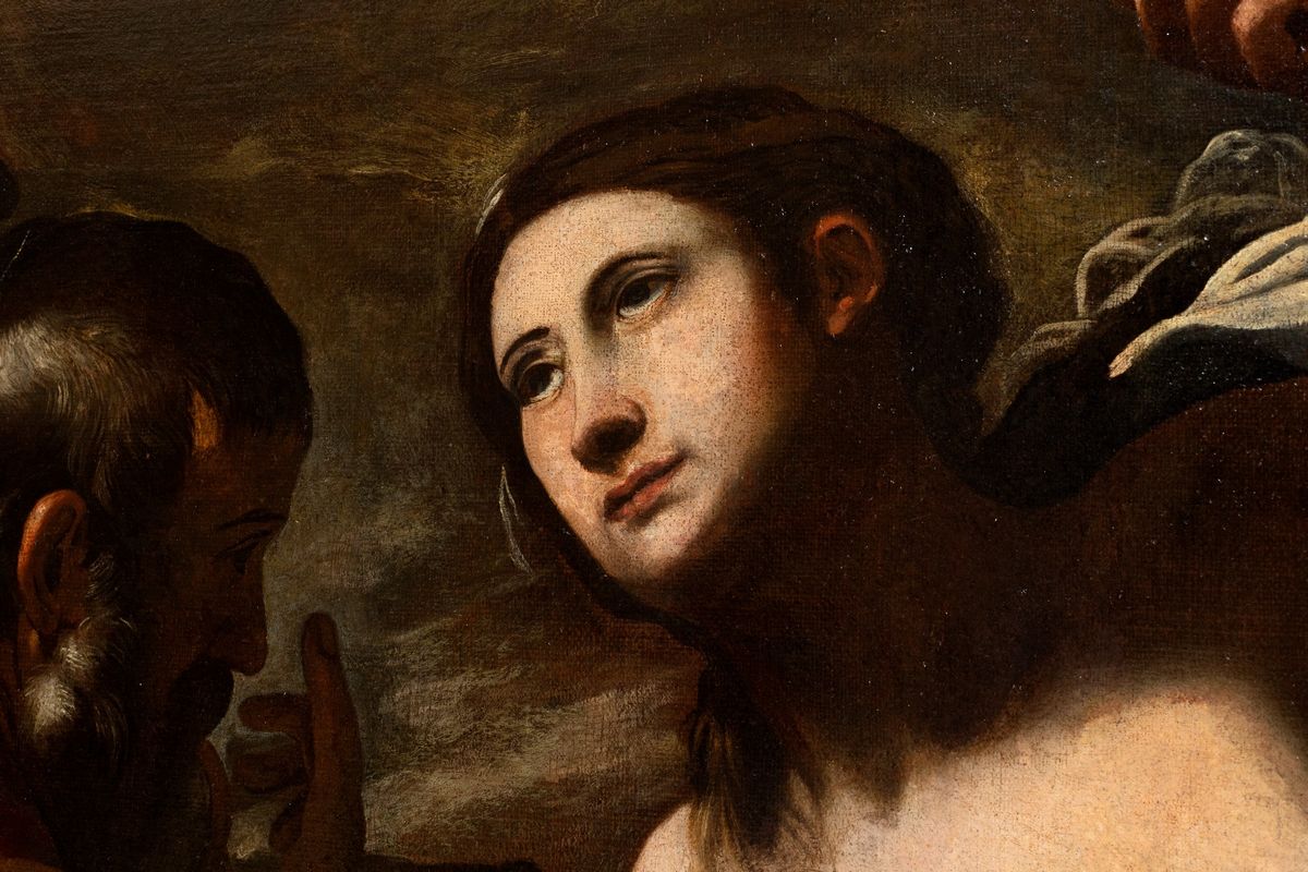 Gregorio Preti - Susanna e i Vecchioni, olio su tela