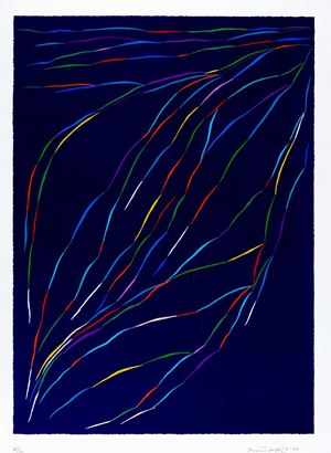 Dorazio Piero - Blue composition