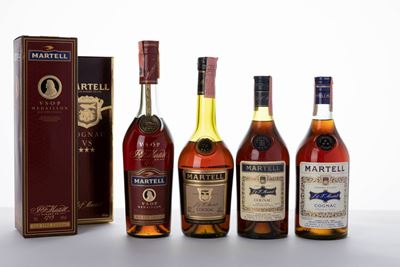 Selezione Martell Cognac, Comprendente Medaillon V.S.O.P. e Martell VS 3 Star