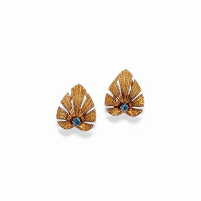 Orecchini con Pietre Azzurre