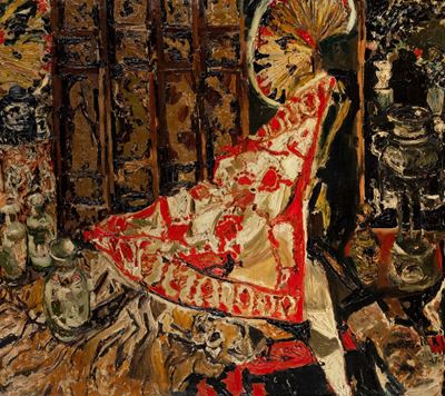 Il ricamo di Rodi, olio su tela, 1919