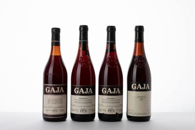 Verticale Gaja, Barbaresco 1973-1978 (4 bottiglie)