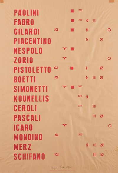 Manifesto, 1970, stampa offset, cm 100x70