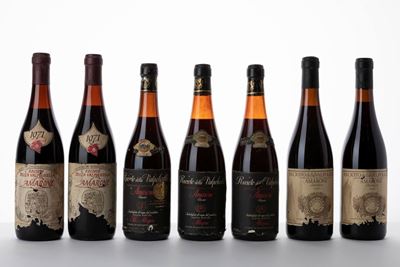 Selezione di Amarone della Valpolicella, 1971-1985, Istituto Enologico Italiano e produttori vari