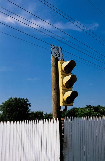 Route 66 - Illinois, C-print vintage, 2004
