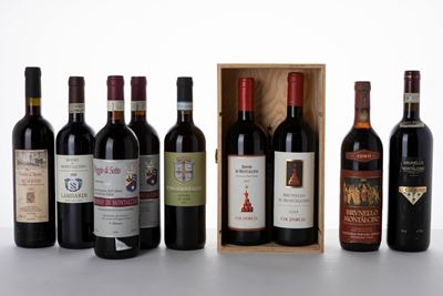 Selezione di Vini Rossi e Brunello di Montalcino