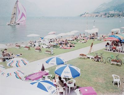 Malcesine Sails, dal Portfolio "landscape With Figures", 1996