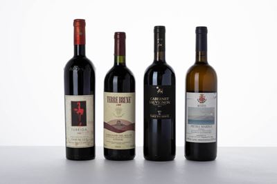 Selezione Isole, Vini italiani in bottiglia
