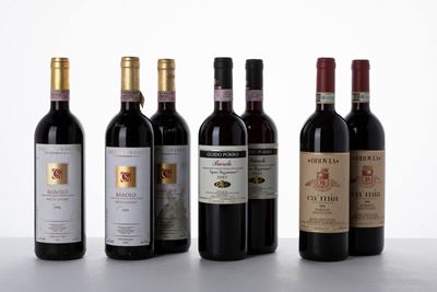 Silvio Grasso, Barolo Bricco Luciani 1996 e 1997; Guido Porro, Barolo Vigna Lazzairasco 2005; Bro...