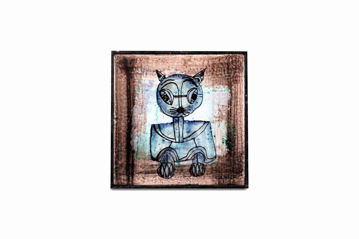 Bruno Capacci - Tre formelle in ceramica dipinta