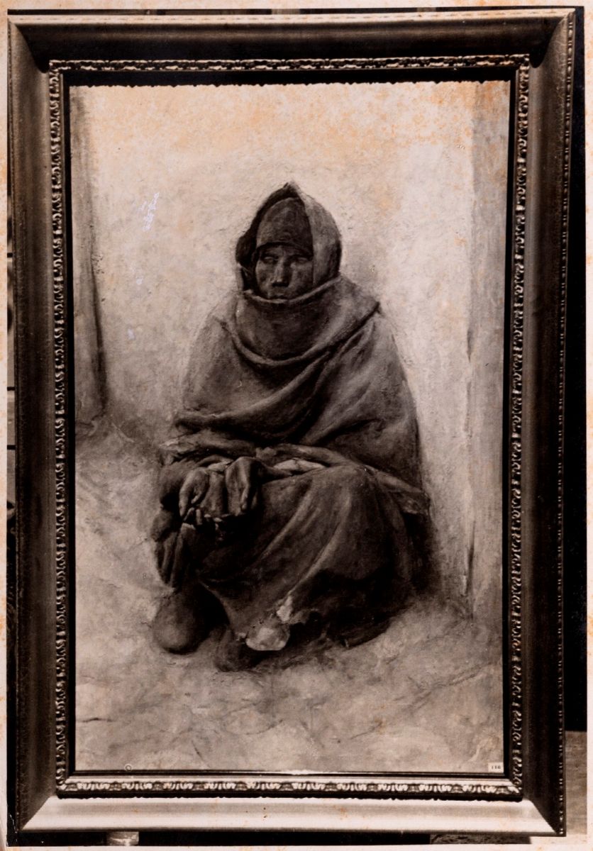 Romualdo Locatelli - Il mendicante arabo, olio su tela