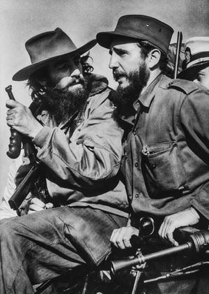 Fidel Castro and Camilo Cienfuegos Havana, 8th January 1959