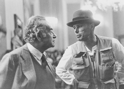 Joseph Beuys e Renato Guttuso, Stampa vintage alla gelatina ai sali d'argento, 1981