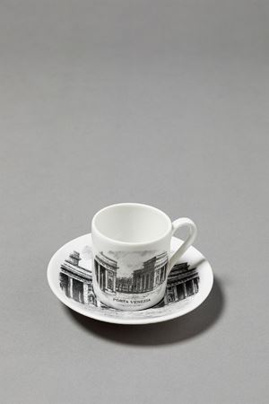 Fornasetti Piero - Tazzina e piattino