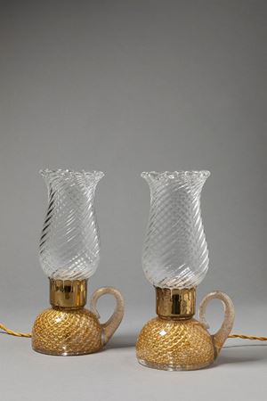 Two table lamps